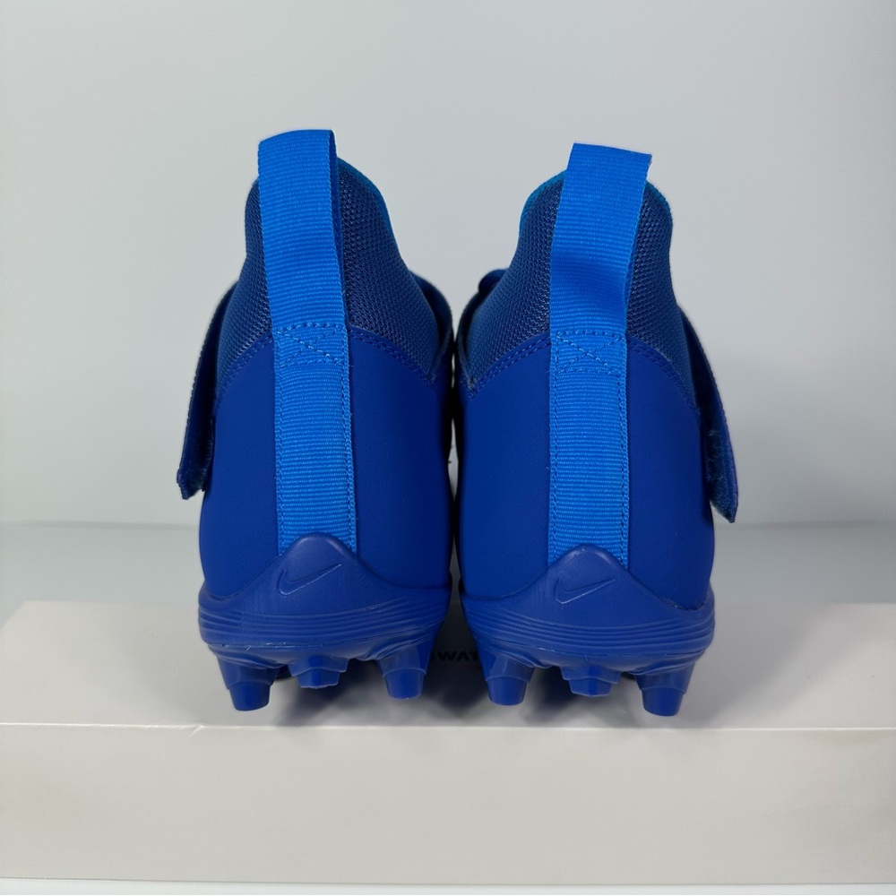 NIKE ALPHA MENACE VARSITY 2 GAME ROYAL MENS FOOTBALL CLEATS SIZE 11 BLUE WHITE - Picture 3 of 10
